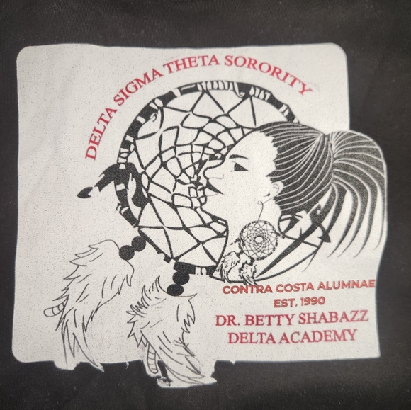 NWOT Women's Delta Sigma Theta Sorority Dr. Betty Shabazz Delta Academy Hoodie - Picture 2 of 5
